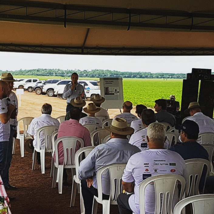 Palestra sobre irrigação no 1º Circuito Aprosoja- RO